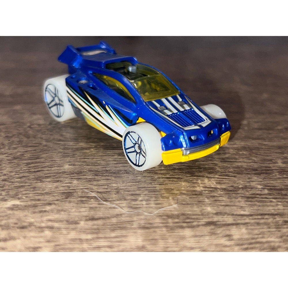 Hot Wheels 2016 Glow Wheels‎ Series Spectyte Blue Loose Die Cast EUC Play Car